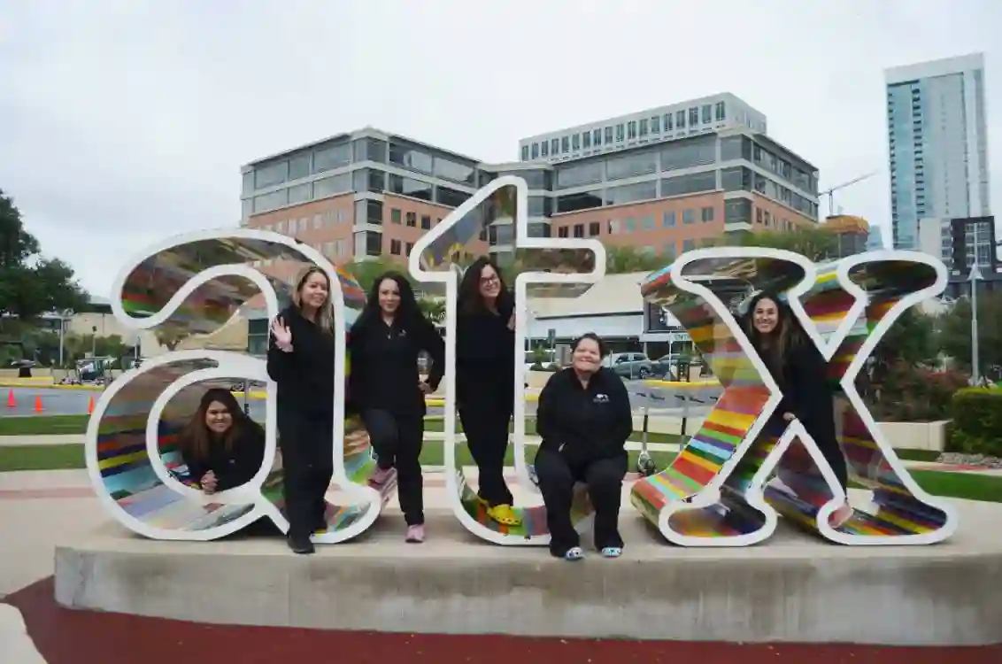 About Smiles staff group photo